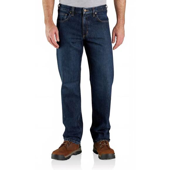 Carhartt Men's 38x30 Relaxed Fit 5-Pocket Straight Jean
#105119-H44 Deep Creek - Picture 1 of 8